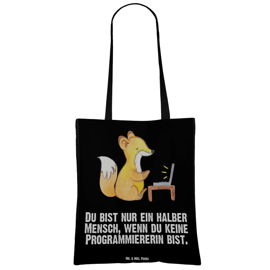 Tote bag Programmer Heart Schultertasche, Stofftasche, Tasche, Strandtasche, Shopper, Umhängetasche, Tragetasche, Jutetasche, Laptoptasche, Einkaufstasche, Jutebeutel, Einkaufstüte, Stoffbeutel, Badetasche, Beuteltasche, Beutel, Beruf, Ausbildung, Jubiläum, Abschied, Rente, Kollege, Kollegin, Geschenk, Schenken, Arbeitskollege, Mitarbeiter, Firma, Danke, Dankeschön, Datenverarbeiterin, Softwarentwicklerin, Computerfreak, IT-Spezialistin, Softwareingenieurin, Computerfachfrau, Nerd, Programmiererin