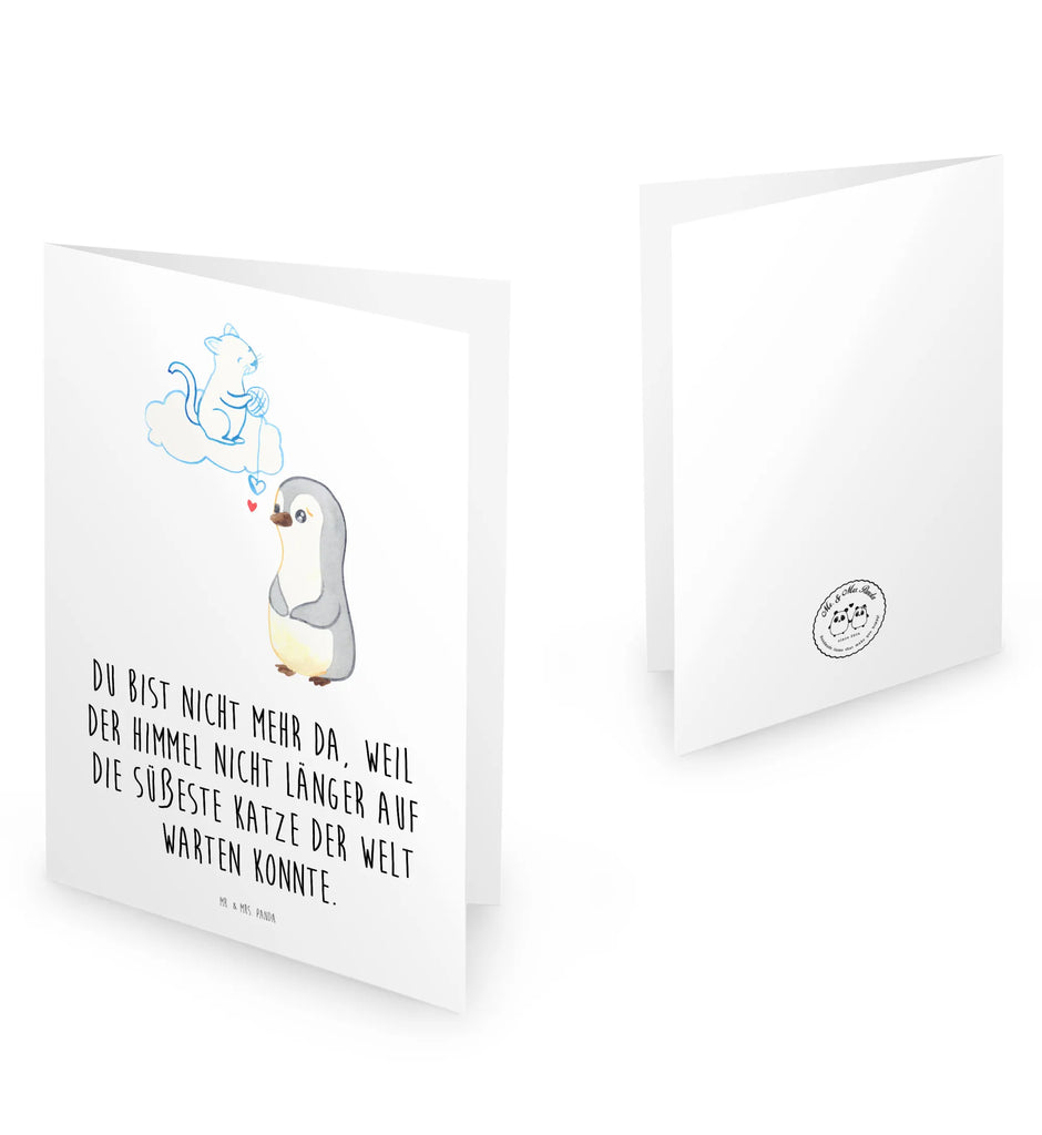 Klapp Trauerkarte Trauer Katze Trauerkarte, Beileidskarte, Kondolenzkarte, Umschlag, Briefumschlag, Klappkarte, Trauerkarte Klappkarte, Tod, Gestorben, Trauer, Beerdigung, Beileid, Anteilnahme, Trauersprüche, Beileidsprüche, Verlust, Katze, Katze gestorben, Haustier, Kater, Tier