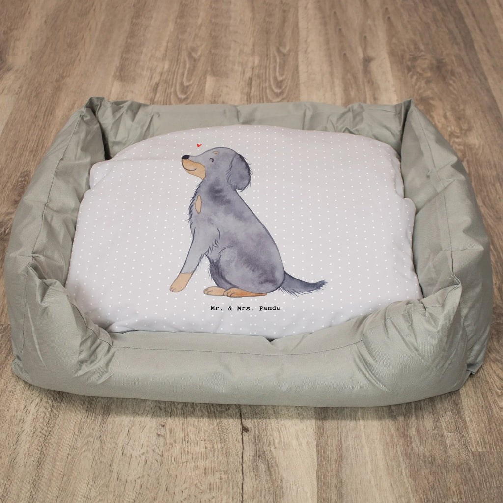 Hundebett Gordon Setter Lebensretter Hundeliege, Hundekörbchen, Hundeschlafplatz, Liegeplatz, Hundesofa, Körbchen, Hund, Hundebett Luxus, Hundemöbel, Hundebett, Hundedecke, Tierbett, Hundebettchen, Hundekissen, Geschenk, Schenken, Hunderasse, Rassehund, Hundebesitzer, Tierfreund, Welpe, Jagdhund, Gordon Shetter