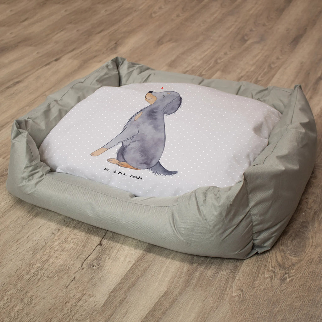 Hundebett Gordon Setter Lebensretter Hundeliege, Hundekörbchen, Hundeschlafplatz, Liegeplatz, Hundesofa, Körbchen, Hund, Hundebett Luxus, Hundemöbel, Hundebett, Hundedecke, Tierbett, Hundebettchen, Hundekissen, Geschenk, Schenken, Hunderasse, Rassehund, Hundebesitzer, Tierfreund, Welpe, Jagdhund, Gordon Shetter