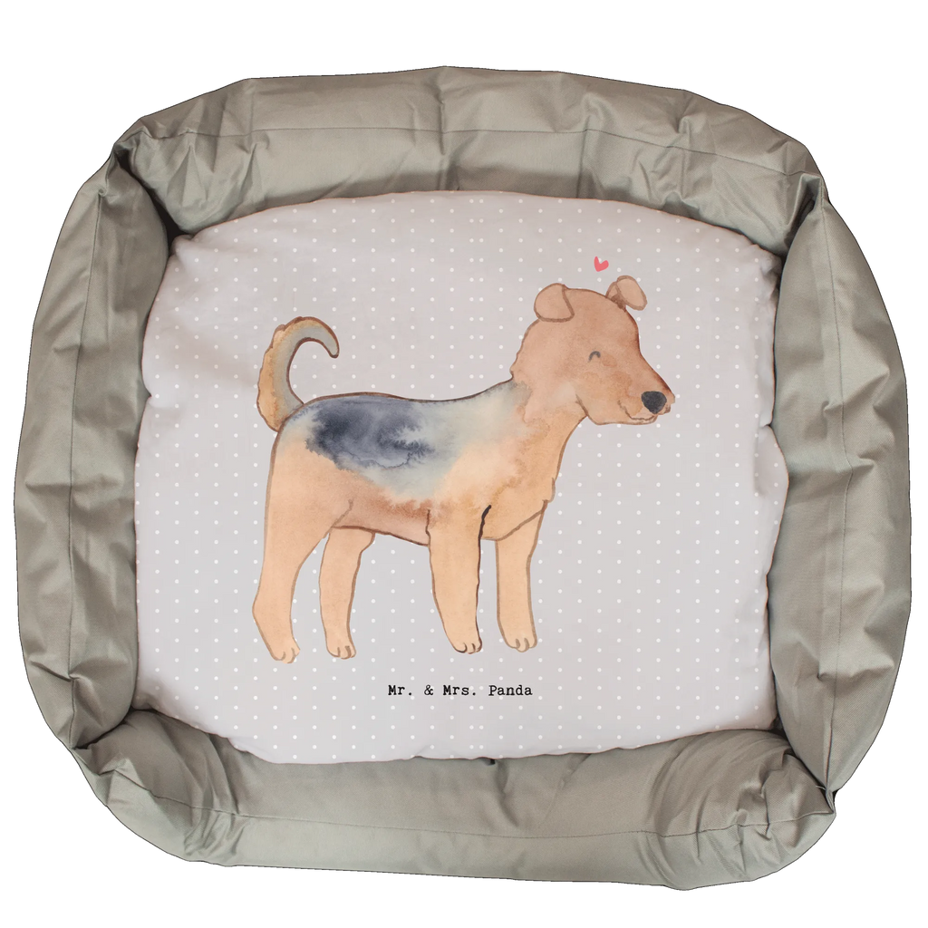 Hundebett Airedale Terrier Lebensretter Hundekissen, Hundebettchen, Hundekörbchen, Hundeschlafplatz, Hundemöbel, Körbchen, Hundebett, Hundeliege, Tierbett, Hund, Liegeplatz, Hundesofa, Hundebett Luxus, Hundedecke, Hunderasse, Rassehund, Hundebesitzer, Geschenk, Tierfreund, Schenken, Welpe
