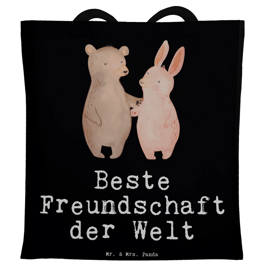 Tote bag Hare Best Friendship in the World Tasche, Shopper, Tragetasche, Beutel, Schultertasche, Laptoptasche, Einkaufstüte, Stofftasche, Badetasche, Stoffbeutel, Strandtasche, Jutebeutel, Beuteltasche, Umhängetasche, Einkaufstasche, Jutetasche, für, Dankeschön, Geschenk, Schenken, Geburtstag, Geburtstagsgeschenk, Geschenkidee, Danke, Bedanken, Mitbringsel, Freude machen, Geschenktipp, Freund, best friends, Kumpel, Clique, bae, Freunde fürs Leben, Freundschaft, Freundin, Freunde, bff