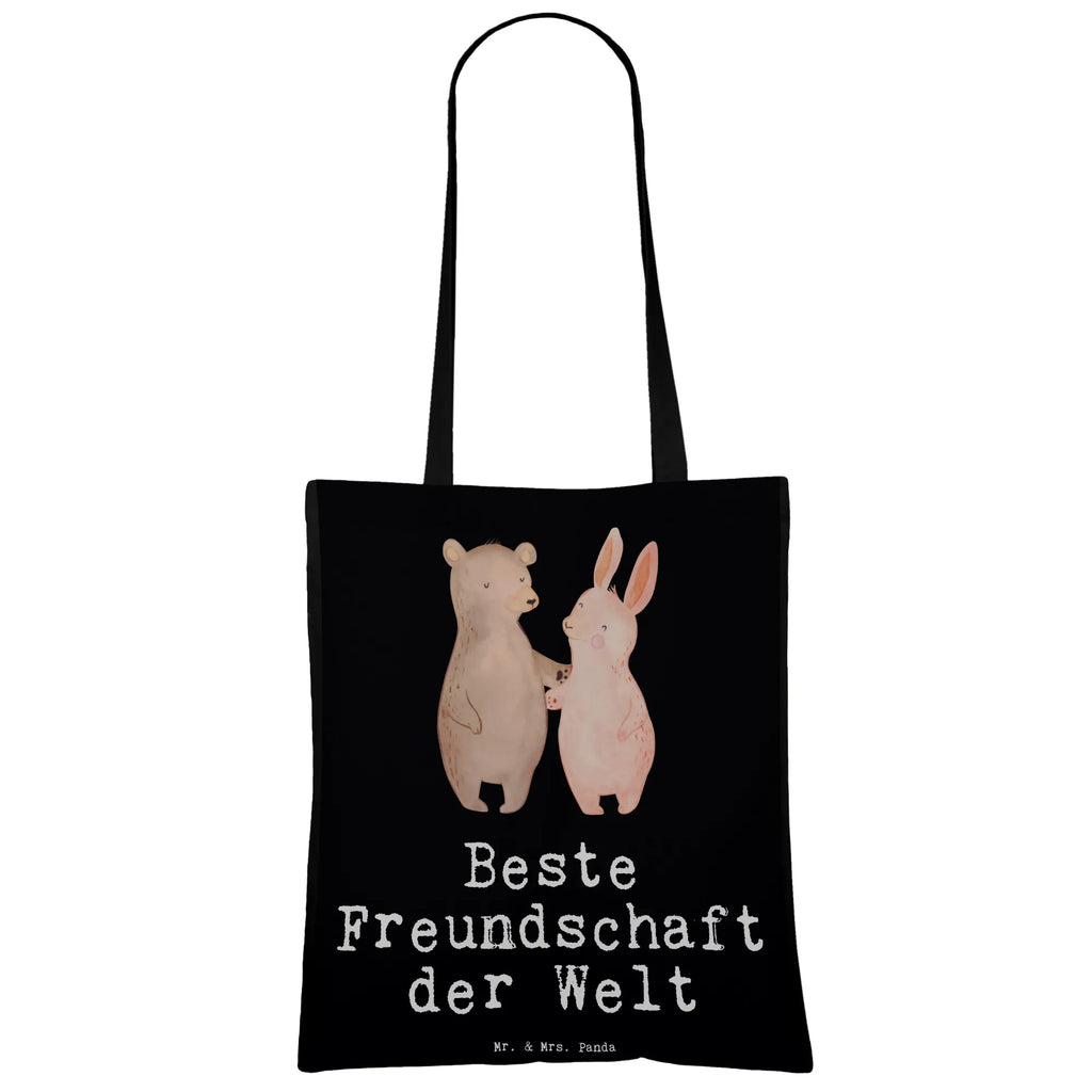 Tote bag Hare Best Friendship in the World Tasche, Shopper, Tragetasche, Beutel, Schultertasche, Laptoptasche, Einkaufstüte, Stofftasche, Badetasche, Stoffbeutel, Strandtasche, Jutebeutel, Beuteltasche, Umhängetasche, Einkaufstasche, Jutetasche, für, Dankeschön, Geschenk, Schenken, Geburtstag, Geburtstagsgeschenk, Geschenkidee, Danke, Bedanken, Mitbringsel, Freude machen, Geschenktipp, Freund, best friends, Kumpel, Clique, bae, Freunde fürs Leben, Freundschaft, Freundin, Freunde, bff