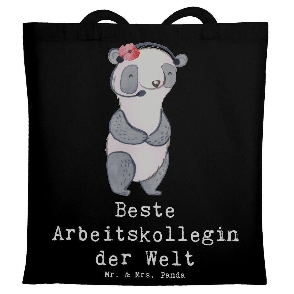 Torba Panda Najlepsza koleżanka z pracy na świecie dla, Dziękuję, Prezent, Wręczyć, Urodziny, Prezent urodzinowy, Pomysł na prezent, Podziękować, Upominek, Sprawić radość, Tip na prezent