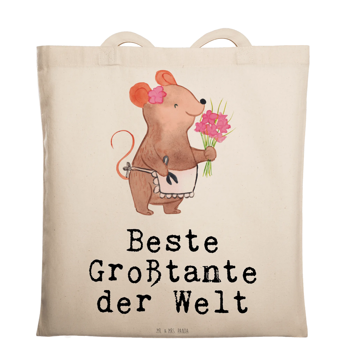 Tote bag Mouse Best Great Aunt in the World gift, birthday, gift idea, birthday present, giving, thank you, for, make you happy, gift tip, big, trifle, niece, nephew, favorite aunt, aunts, best, Great aunt, aunt
