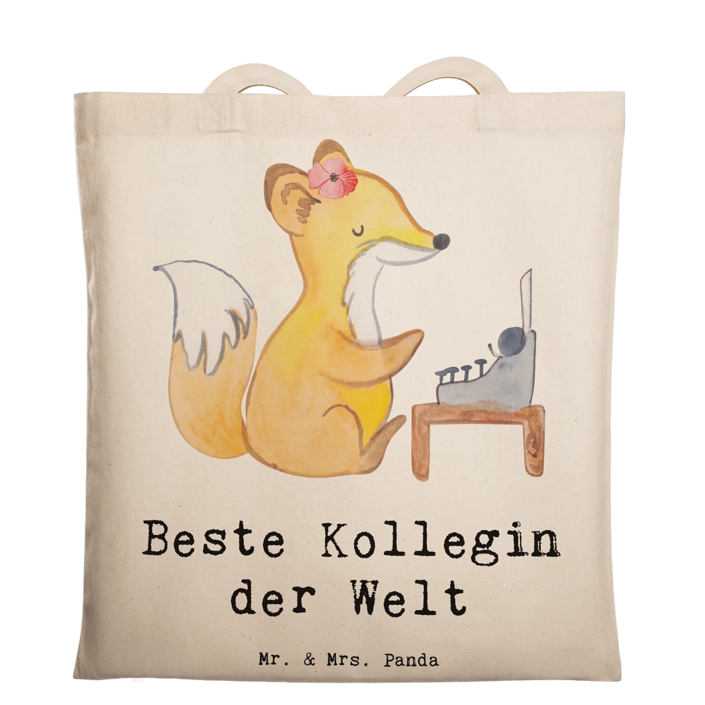 Tote bag Fox Best colleague in the world shopper, shoulder bag, cotton bag, jute bag, shopping bag, bag, cloth bag, Carrier bag, pouch, for, thank you, gift, giving, birthday, birthday present, gift idea, souvenir, make you happy, gift tip, work, fellow worker, job, retirement, colleague, co-worker, girlfriend, farewell gift, Work colleague, office