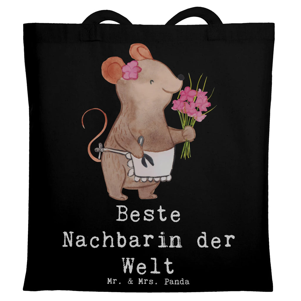 Tote bag Mouse Best neighbor in the world Strandtasche, Einkaufstüte, Badetasche, Tragetasche, Beuteltasche, Umhängetasche, Stoffbeutel, Jutebeutel, Beutel, Tasche, Einkaufstasche, Shopper, Jutetasche, Schultertasche, Laptoptasche, Stofftasche, für, Dankeschön, Geschenk, Schenken, Geburtstag, Geburtstagsgeschenk, Geschenkidee, Danke, Bedanken, Mitbringsel, Freude machen, Geschenktipp, Bewohnerin, Freundin, Nachbarn, Nachbarin, Nachbarschaft, Angrenzer, Freundschaft, Anwohnerin