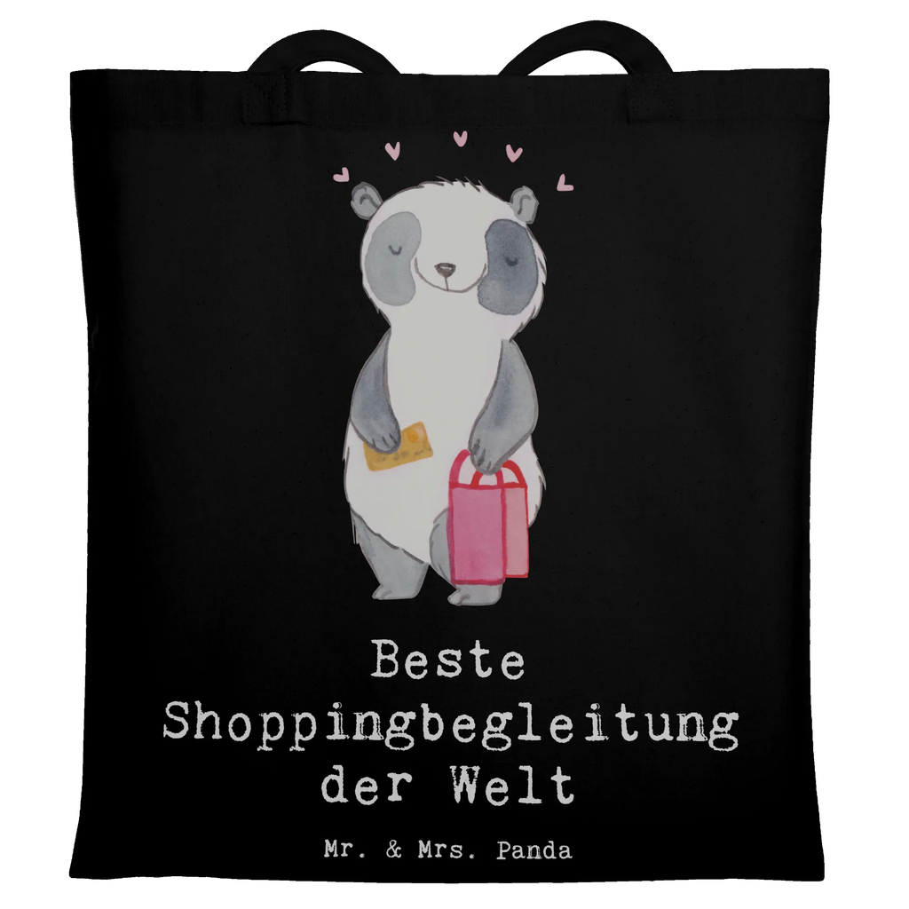 Tote bag panda Best shopping companion in the world cloth bag, shopper, bag, shoulder bag, pouch, shopping bag, jute bag, cotton bag, Carrier bag, for, thank you, gift, giving, birthday, birthday present, gift idea, souvenir, make you happy, gift tip, Shopping companion, escort, shopping, queen, best, partner, boyfriend, girlfriend, shopping queen, bff, shopping partner