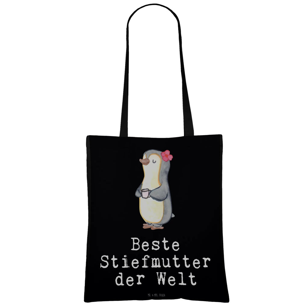 Tote bag penguin Best stepmom in the world Beuteltasche, Einkaufstüte, Tasche, Badetasche, Jutetasche, Strandtasche, Umhängetasche, Schultertasche, Beutel, Jutebeutel, Laptoptasche, Stoffbeutel, Stofftasche, Shopper, Tragetasche, Einkaufstasche, für, Dankeschön, Geschenk, Schenken, Geburtstag, Geburtstagsgeschenk, Geschenkidee, Danke, Bedanken, Mitbringsel, Freude machen, Geschenktipp, Mutter, Stiefmutter, Mutti, Mama, Beste, Stief Mutter, Mami, Tochter, Muttertag, Sohn, Stiefmama