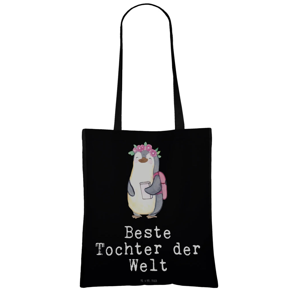 Tragetasche Pinguin Beste Tochter der Welt tragbeutel, Laptoptasche, Tüte, Schulbeutel, Strandtasche, festivaltasche, umhängebeutel, Umhängetasche, festival tasche, textiltasche, Uni Tasche, Einkaufstasche, universaltasche, Shopper, schultertasche baumwolle, einkaufstasche baumwolle, beutel baumwolle, Büchertasche, Tasche, totebag, canvas tasche, Freizeittasche, Stoffbeutel, Shopping Tasche, Stoff-Tragetasche, tragetasche baumwolle, Henkeltasche, Jutebeutel, dokumententasche, henkeltasche baumwolle, tasche baumwolle, umhängetasche baumwolle, stoff shopper, campus tasche, Einkaufsbeutel, studententasche, Alltagstasche, Unitasche, baumwoll shopper, Baumwolltasche, Stofftasche, Tote Bag, Schultertasche, schulterbeutel, Baumwoll-Shopper, Baumwoll-Tragetasche, einkaufsshopper, Beutel, stofftasche baumwolle, Jutetasche, Schultasche, Einkaufstüte, Baumwollbeutel, freizeitbeutel, Tragetasche, textilbeutel, Geschenkidee, Geschenk, Schenken, Mitbringsel, Geburtstag, Geburtstagsgeschenk, für, Danke, Dankeschön, Bedanken, Freude machen, Geschenktipp, Kinder, Vater, Kind, Belohnung, Kleine, Tochter, Mutter, Töchter, Geburt, Familie, Töchterchen