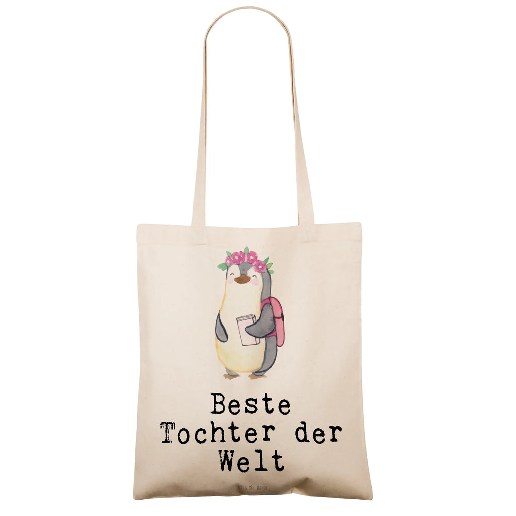 Tragetasche Pinguin Beste Tochter der Welt tragbeutel, Laptoptasche, Tüte, Schulbeutel, Strandtasche, festivaltasche, umhängebeutel, Umhängetasche, festival tasche, textiltasche, Uni Tasche, Einkaufstasche, universaltasche, Shopper, schultertasche baumwolle, einkaufstasche baumwolle, beutel baumwolle, Büchertasche, Tasche, totebag, canvas tasche, Freizeittasche, Stoffbeutel, Shopping Tasche, Stoff-Tragetasche, tragetasche baumwolle, Henkeltasche, Jutebeutel, dokumententasche, henkeltasche baumwolle, tasche baumwolle, umhängetasche baumwolle, stoff shopper, campus tasche, Einkaufsbeutel, studententasche, Alltagstasche, Unitasche, baumwoll shopper, Baumwolltasche, Stofftasche, Tote Bag, Schultertasche, schulterbeutel, Baumwoll-Shopper, Baumwoll-Tragetasche, einkaufsshopper, Beutel, stofftasche baumwolle, Jutetasche, Schultasche, Einkaufstüte, Baumwollbeutel, freizeitbeutel, Tragetasche, textilbeutel, Geschenkidee, Geschenk, Schenken, Mitbringsel, Geburtstag, Geburtstagsgeschenk, für, Danke, Dankeschön, Bedanken, Freude machen, Geschenktipp, Kinder, Vater, Kind, Belohnung, Kleine, Tochter, Mutter, Töchter, Geburt, Familie, Töchterchen