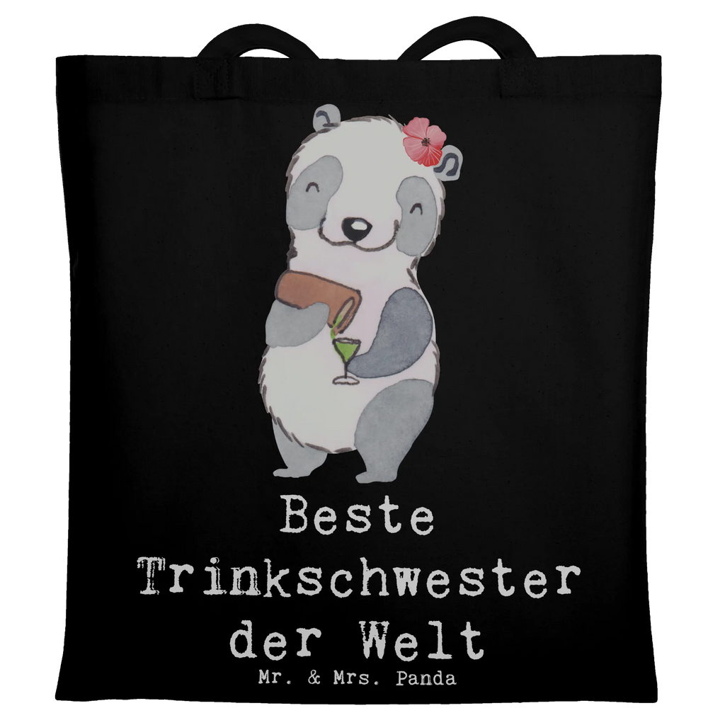 Torba Panda Najlepsza koleżanka do picia na świecie Shopper, Laptoptasche, Einkaufstasche, Beuteltasche, Schultertasche, Einkaufstüte, Badetasche, Tragetasche, Beutel, Tasche, Stoffbeutel, Strandtasche, Stofftasche, Jutebeutel, Jutetasche, Umhängetasche, für, Dankeschön, Geschenk, Schenken, Geburtstag, Geburtstagsgeschenk, Geschenkidee, Danke, Bedanken, Mitbringsel, Freude machen, Geschenktipp, Alkohol, Bae, Saufschwester, Freundin, Trinkschwester, Sister, Kleinigkeit, Sister from another Mister, Trinken, Schwester, Wochenende, Party