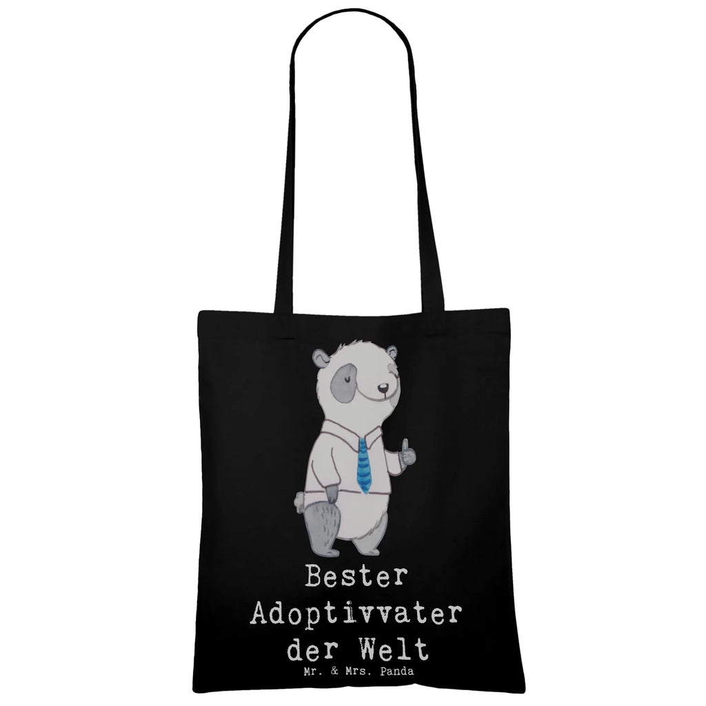 Tote bag panda Best adoptive father in the world Einkaufstasche, Schultertasche, Tragetasche, Stoffbeutel, Jutebeutel, Shopper, Tasche, Laptoptasche, Beutel, Strandtasche, Umhängetasche, Jutetasche, Stofftasche, Beuteltasche, Einkaufstüte, Badetasche, für, Dankeschön, Geschenk, Schenken, Geburtstag, Geburtstagsgeschenk, Geschenkidee, Danke, Bedanken, Mitbringsel, Freude machen, Geschenktipp, witzig, Abschluss, Sohn, Studium, Musterschüler, Spaß, Alumni, Student, Studienabschluss, lustig, Hochschule, Universität, Bachelor, Studenten, Uni