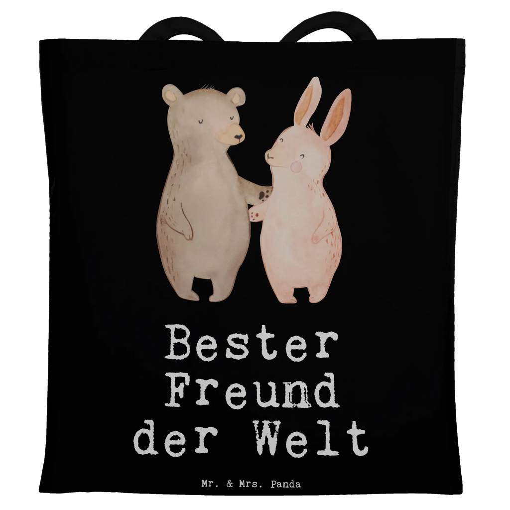 Tote bag Hare best friend in the world cloth bag, cotton bag, shoulder bag, bag, pouch, shopping bag, shopper, jute bag, Carrier bag, for, thank you, gift, giving, birthday, birthday present, gift idea, souvenir, make you happy, gift tip, bro, significant other, partner, love, husband, mate, favorite person, heart, friend