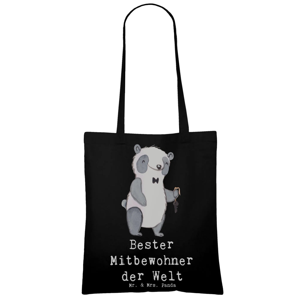 Torba Panda Najlepszy współlokator na świecie dla, Dziękuję, Prezent, Wręczyć, Urodziny, Prezent urodzinowy, Pomysł na prezent, Podziękować, Upominek, Sprawić radość, Tip na prezent