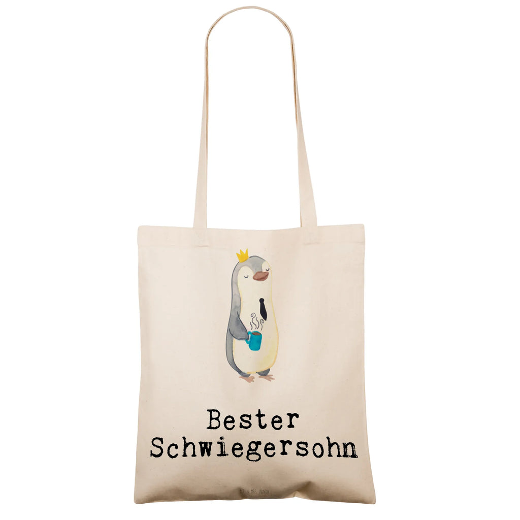 Torba pingwin Najlepszy zięć dla, Dziękuję, Prezent, Wręczyć, Urodziny, Prezent urodzinowy, Pomysł na prezent, Podziękować, Upominek, Sprawić radość, Tip na prezent