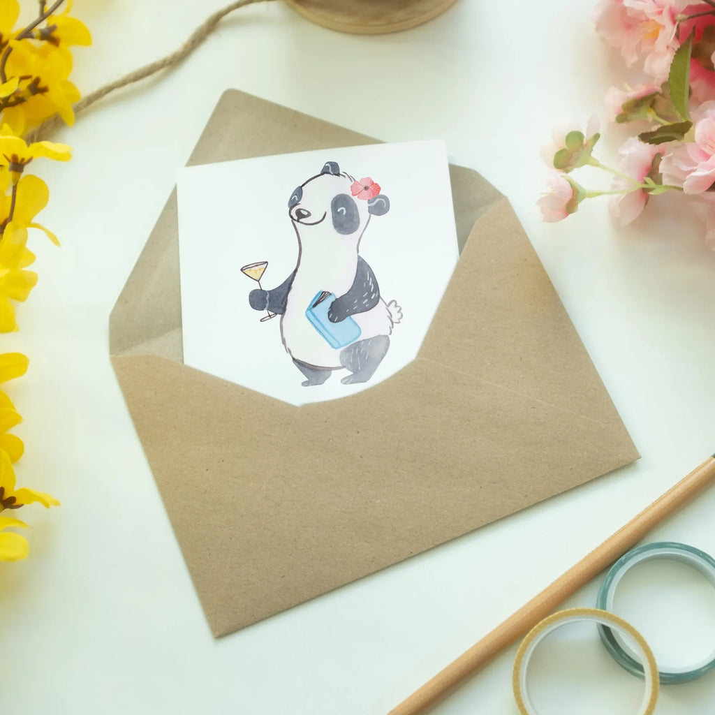 Greetings card panda Best seatmate in the world birthday card, folding card, wedding card, greeting card, invitation card, for, thank you, gift, giving, birthday, birthday present, gift idea, souvenir, make you happy, gift tip, college, school, best seat neighbor in the world, fellow student, world&#39;s best seat neighbor, seminar, chair neighbor, neighbor, table neighbor, Seat neighbor, classmate, university