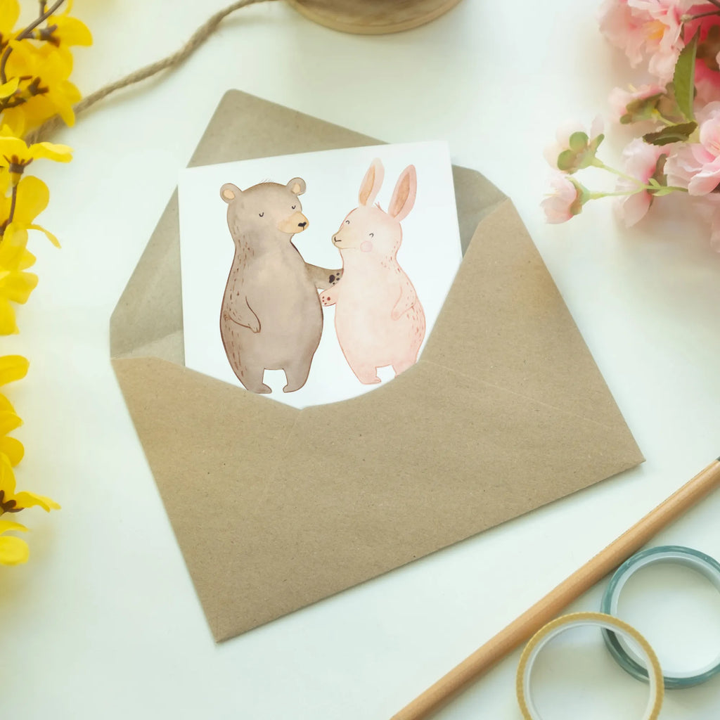 Greetings card Hare best friend in the world invitation card, folding card, birthday card, greeting card, wedding card, for, thank you, gift, giving, birthday, birthday present, gift idea, souvenir, make you happy, gift tip, love, husband, bro, mate, significant other, partner, favorite person, friend, heart