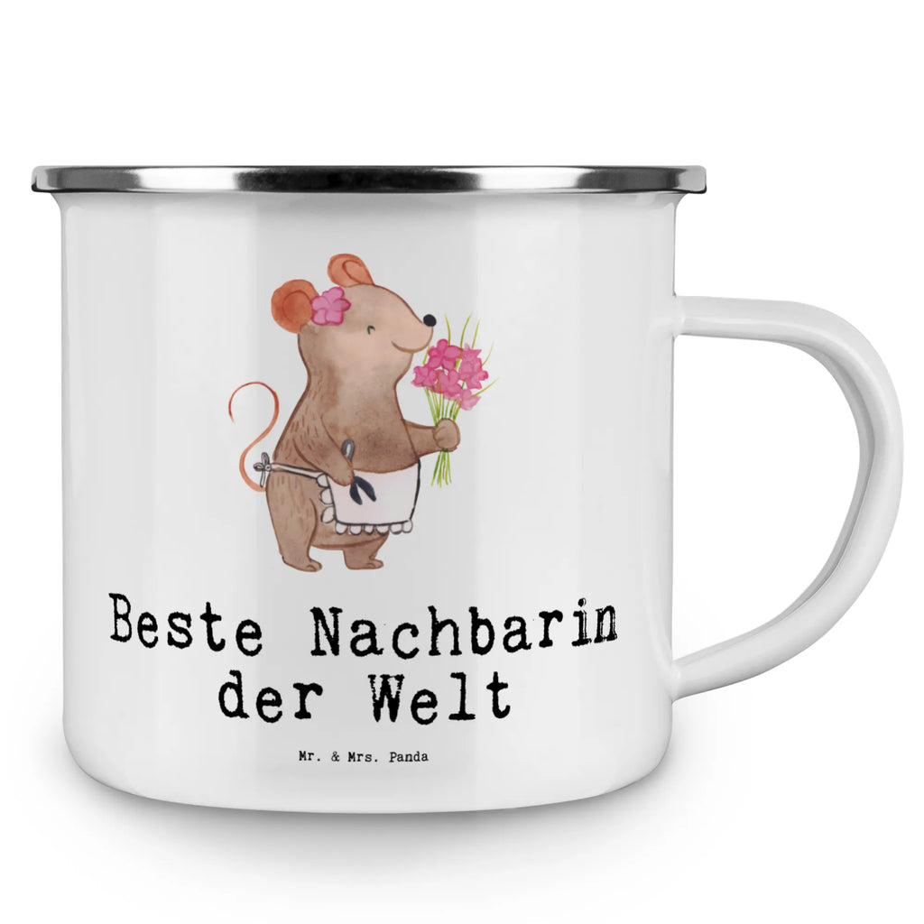 Kempingowy kubek emaliowany Mysz Najlepsza sąsiadka na świecie Becher, becher emaille, Emailletasse, Blechtasse, Campingtasse, Kaffeetasse, wandertasse, Kaffeebecher, Trinkbecher, wanderbecher, emaillebecher, metallbecher, Tasse, Metalltasse, Pott, Reisebecher, Teetasse, Emaille Tasse, reisetasse, Emaille Becher, Campingbecher, Tasse Emaille, blechbecher, Teebecher, Geschenkidee, Geschenk, Schenken, Mitbringsel, Geburtstag, Geburtstagsgeschenk, für, Danke, Dankeschön, Bedanken, Freude machen, Geschenktipp, Freundschaft, Nachbarin, Freundin, Nachbarn, Anwohnerin, Angrenzer, Bewohnerin, Nachbarschaft