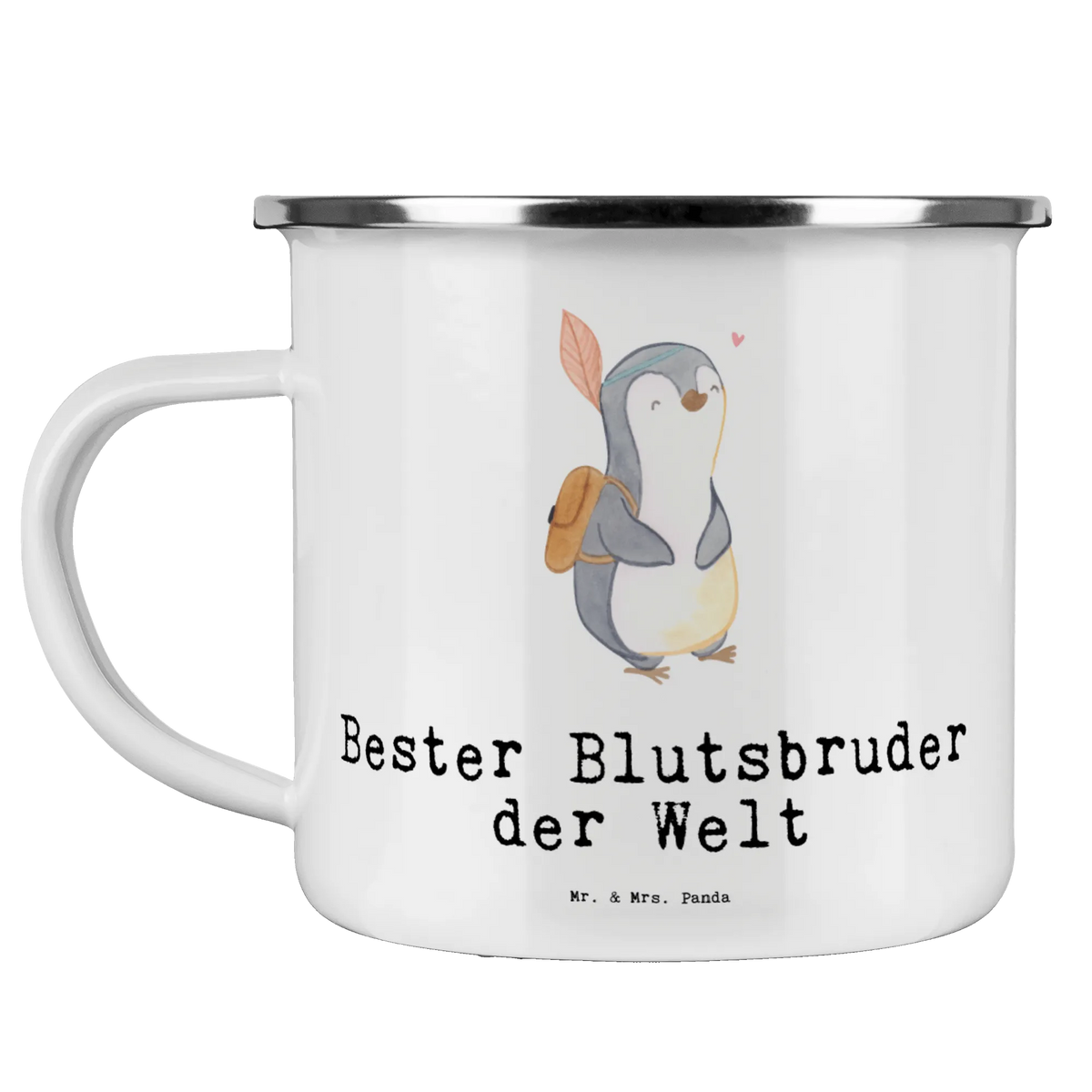 Camping Emaille Tasse Pinguin Bester Blutsbruder der Welt Haferl, Emailletasse, reisetasse, Reisebecher, Kaffeepott, Blechtasse, emaillebecher, wanderbecher, wandertasse, Motivtasse, outdoortasse, Tasse Emaille, Emaille Tasse, blechbecher, Teetasse, becher emaille, Campingtasse, Outdoor Becher, Emaille Becher, Teebecher, metallbecher, Outdoor Tasse, Campingbecher, Pott, Schenken, Freude machen, Geschenktipp, für, Danke, Dankeschön, Geburtstag, Geschenk, Geburtstagsgeschenk, Mitbringsel, Bedanken, Geschenkidee, Bester, Blutsbruder, Blutsgeschwister, Brother, Familie, Brüder, Geschwister, Kleinigkeit, Sido, Freund, Bruderherz
