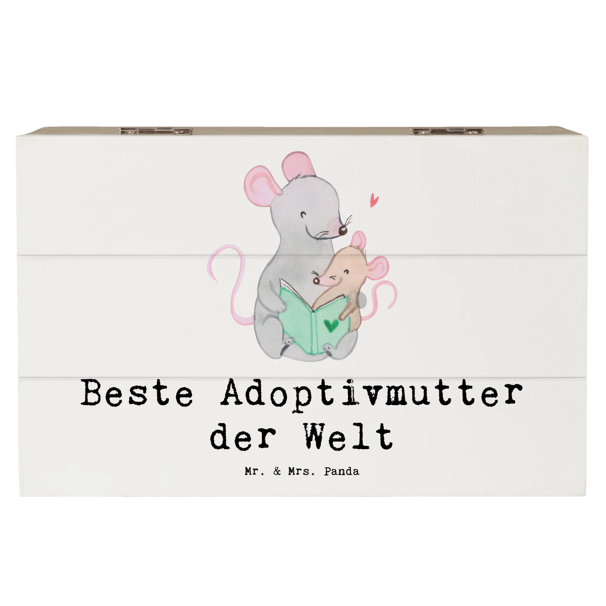 Wooden chest Mouse Best adoptive mother in the world thank you, gift idea, gift tip, make you happy, birthday present, gift, for, giving, birthday, Mother's Day, Best Mom, Adoptive Mom, Son, Adoptive Mother, Mother, Adopted, Daughter, Thank You, Best, Super Mom