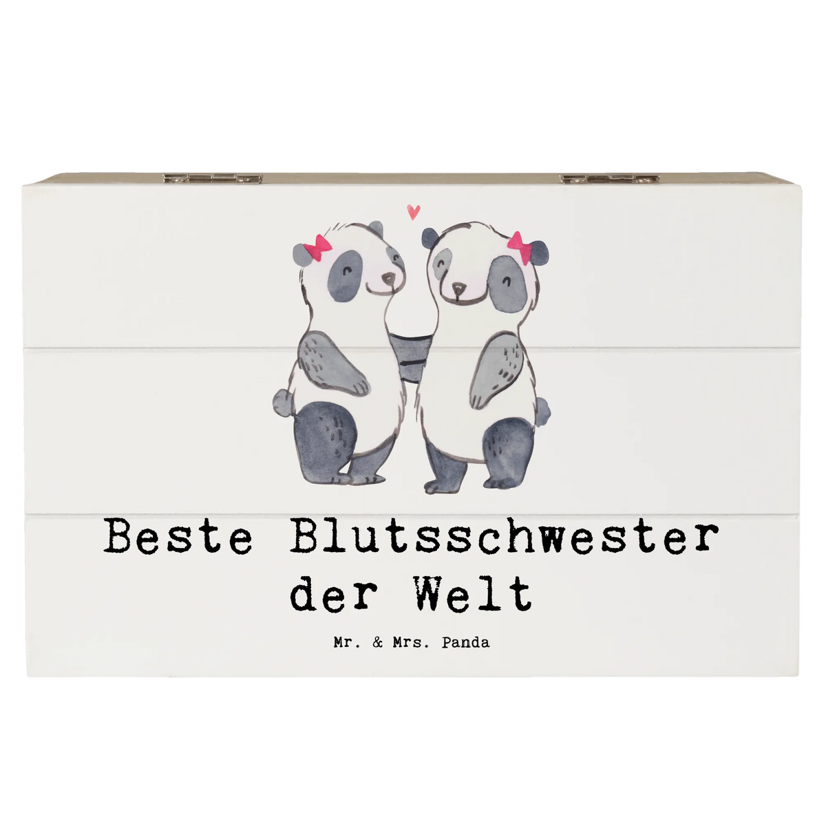 Wooden chest panda Best blood sister in the world gift tip, gift idea, gift, birthday present, giving, thank you, birthday, for, make you happy, Gift, Siblings, Best, Trifle, Sisters, Blood Siblings, Blood Sister, Friend, Daughter