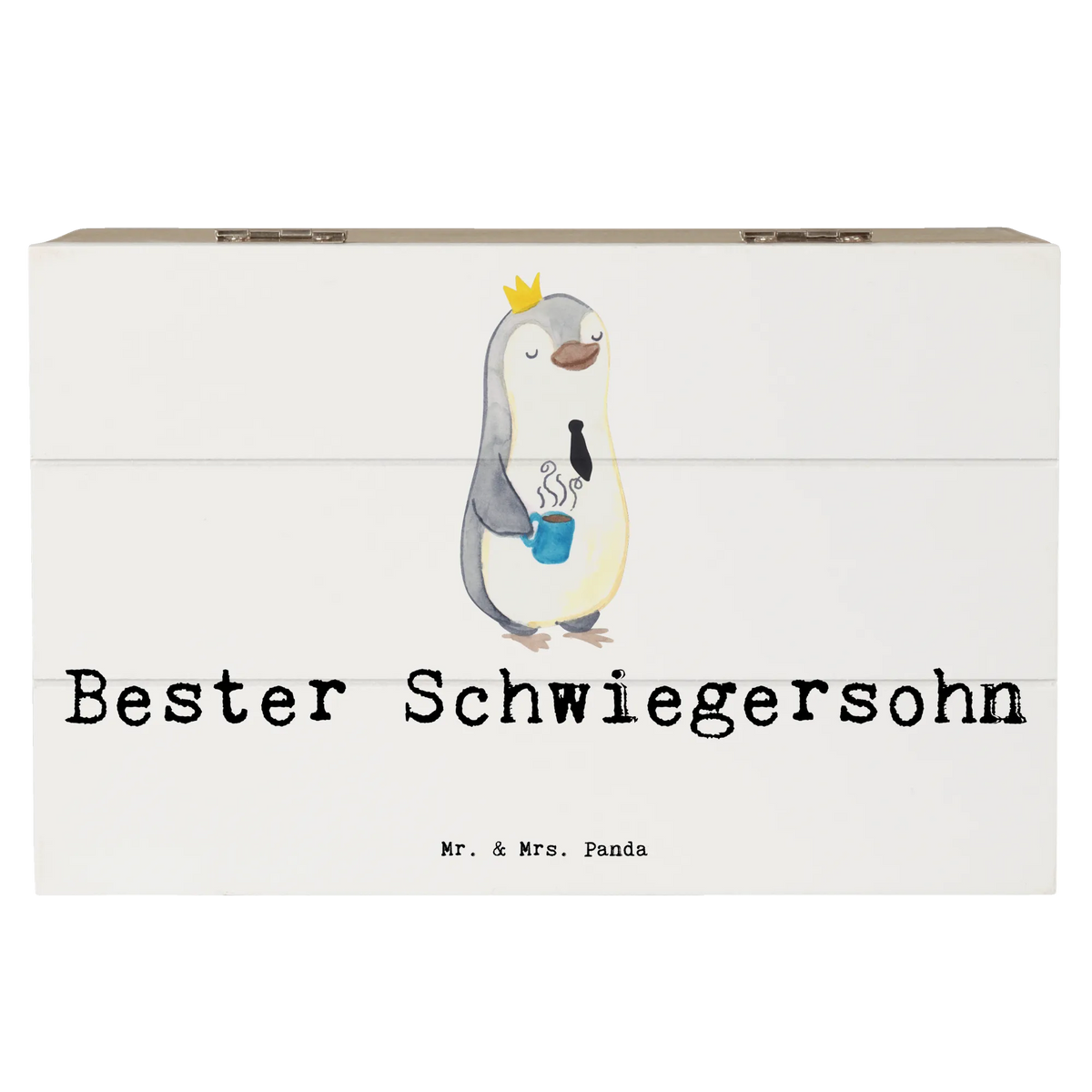 Wooden chest penguin Best son in law thank you, gift idea, gift tip, make you happy, birthday present, gift, for, giving, birthday, by marriage, marriage, Son-in-law, wife, daughter, son's wife, wedding
