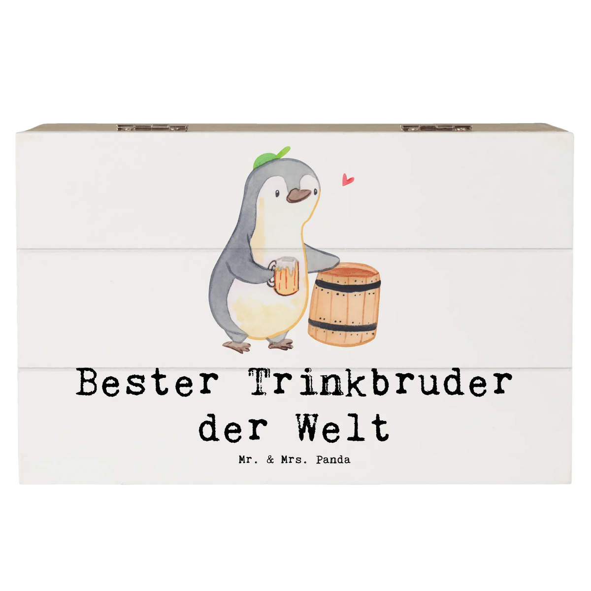 Wooden chest penguin Best drinking brother in the world gift tip, gift idea, gift, birthday present, giving, thank you, birthday, for, make you happy, drinking, trifle, cronies, Drinking buddy, drinking buddies
