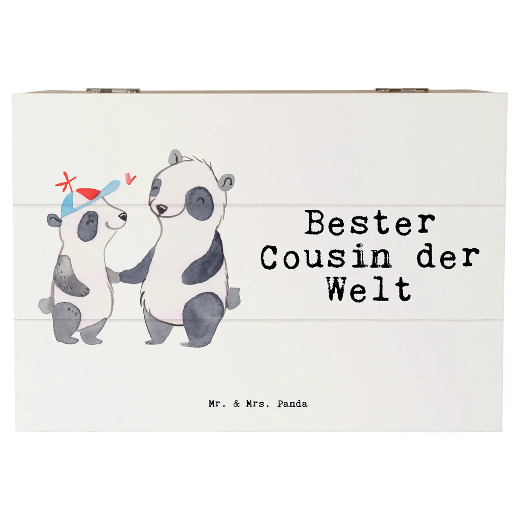 Wooden chest panda best cousin in the world chest, memory box, Wooden box, XXL, casket, storage box, box, decorative box, treasure chest, for, thank you, gift, giving, birthday, birthday present, gift idea, souvenir, make you happy, gift tip, Cousin, uncle&#39;s son, cousin, kin, aunt&#39;s son, family