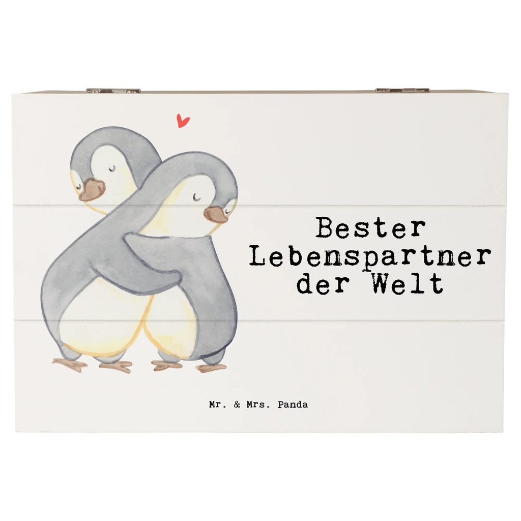 Holzkiste Pinguin Bester Lebenspartner der Welt Truhe, Dekokiste, Holzkiste, Erinnerungskiste, XXL, Aufbewahrungsbox, Erinnerungsbox, Geschenkbox, Schatulle, Schatzkiste, Geschenkdose, Kiste, für, Dankeschön, Geschenk, Schenken, Geburtstag, Geburtstagsgeschenk, Geschenkidee, Danke, Bedanken, Mitbringsel, Freude machen, Geschenktipp, Freundin, verliebt, Freund, Liebe, Ehefrau, Hochzeitstag, Ehemann, Partner, Ehepartner, Lebenspartner