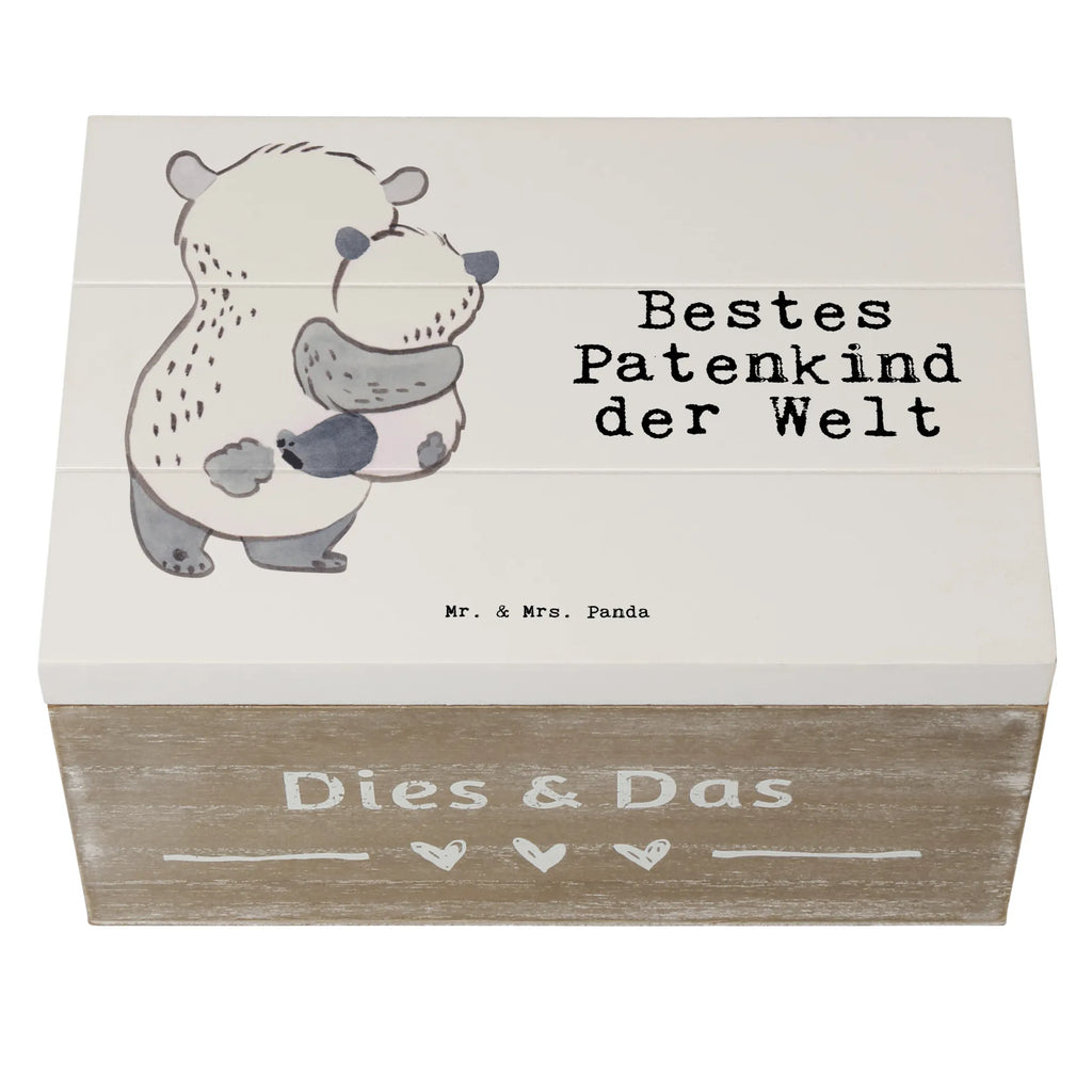 Holzkiste Panda Bestes Patenkind der Welt Schatulle, Kiste, Dekokiste, Truhe, Holzkiste, Geschenkbox, Erinnerungskiste, Geschenkdose, Aufbewahrungsbox, XXL, Erinnerungsbox, Schatzkiste, für, Dankeschön, Geschenk, Schenken, Geburtstag, Geburtstagsgeschenk, Geschenkidee, Danke, Bedanken, Mitbringsel, Freude machen, Geschenktipp, Taufe, Täufling, Tauffeier, Patenkind, Nichte, Neffe, Paten Kind, Patenonkel, Taufgeschenk, Patentante, Pate