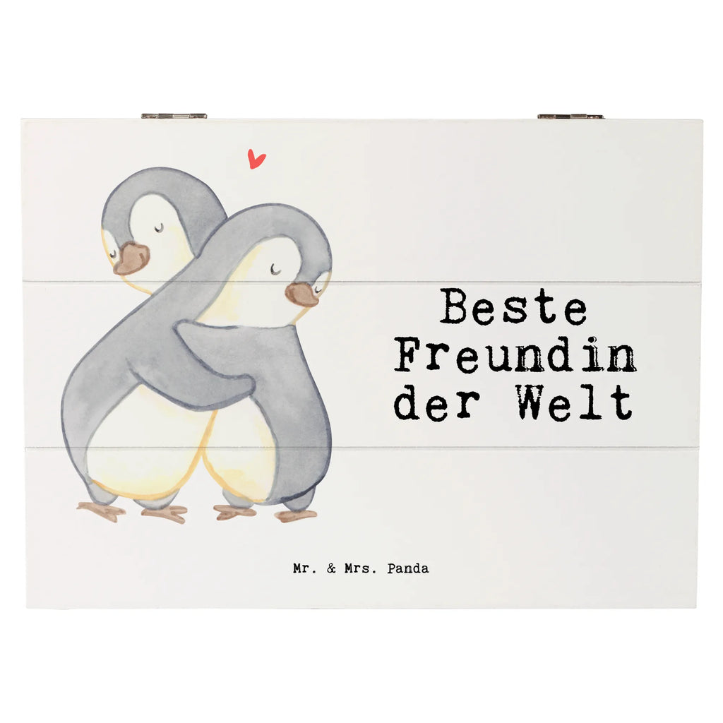 Holzkiste Pinguin Beste Freundin der Welt Erinnerungsbox, Erinnerungskiste, Holzkiste, Schatulle, Geschenkdose, Truhe, XXL, Kiste, Schatzkiste, Aufbewahrungsbox, Geschenkbox, Dekokiste, für, Dankeschön, Geschenk, Schenken, Geburtstag, Geburtstagsgeschenk, Geschenkidee, Danke, Bedanken, Mitbringsel, Freude machen, Geschenktipp, Frau, Freundin, bff, Freundinnen, Ehefrau, bae, Spruch, beste Freundin, Freundschaft. Liebste, beste, Jahrestag