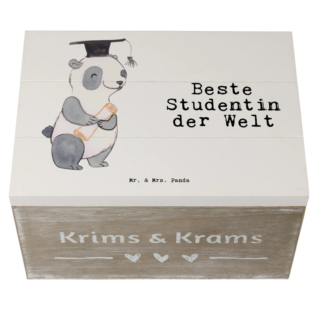 Holzkiste Panda Beste Studentin der Welt Holzboxen, Holzkiste, holzschachtel, Holzkisten, Aufbewahrungsbox Holz, Aufbewahrungskiste, Box aus Holz, Holz Aufbewahrungsbox, aufbewahrungsboxen, Aufbewahrungsbox, truhe holz, holztruhen, aufbewahrungskiste mit deckel, holzschatulle, Aufbewahrungsbox aus Holz, box holz, Holzbox, kiste holz, Holzkiste mit Deckel, Holzbox mit Deckel, Schatulle, aufbewahrungskisten, holzkästchen, aufbewahrungstruhe, Holztruhe, Schenken, Bedanken, Dankeschön, Geschenkidee, Geburtstag, Geschenk, Geburtstagsgeschenk, Danke, Mitbringsel, Geschenktipp, für, Freude machen, Studentin, Studienabschluss, Universität, Abschluss, Studenten, Alumni, Hochschule, Uni, Spaß, Tochter, Lustig, Studium, Witzig, Musterschülerin