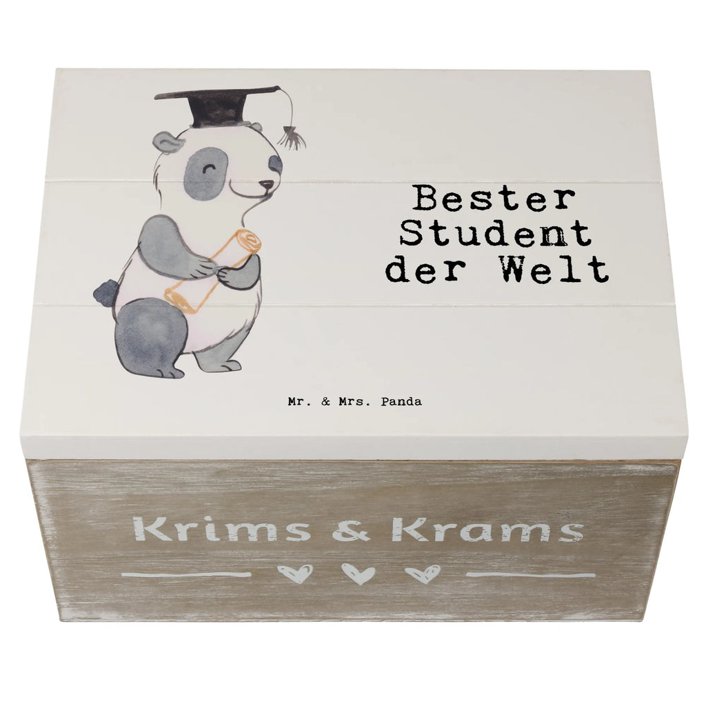 Holzkiste Panda Bester Student der Welt Aufbewahrungskiste, aufbewahrungstruhe, aufbewahrungskisten, Schatulle, Aufbewahrungsbox aus Holz, Holzkiste mit Deckel, Holzkiste, box holz, Aufbewahrungsbox, aufbewahrungsboxen, holztruhen, Holzbox mit Deckel, aufbewahrungskiste mit deckel, kiste holz, holzschatulle, holzkästchen, holzschachtel, truhe holz, Holzboxen, Holzkisten, Aufbewahrungsbox Holz, Holztruhe, Box aus Holz, Holzbox, Holz Aufbewahrungsbox, Schenken, Bedanken, Dankeschön, Geschenkidee, Geburtstag, Geschenk, Geburtstagsgeschenk, Danke, Mitbringsel, Geschenktipp, für, Freude machen, Lustig, Witzig, Student, Hochschule, Studenten, Sohn, Universität, Uni, Alumni, Abschluss, Studium, Spaß, Musterschüler, Studienabschluss