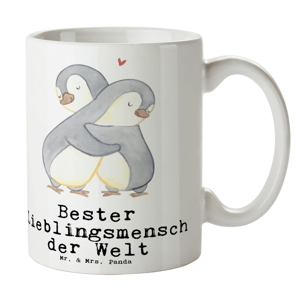 Tasse Pinguin Bester Lieblingsmensch der Welt Geschenktasse, Teetasse, Tasse mit Motiven, Porzellantasse, Tasse, Bürotasse, Tasse mit Zitaten, Keramiktasse, Kaffeetasse, für, Dankeschön, Geschenk, Schenken, Geburtstag, Geburtstagsgeschenk, Geschenkidee, Danke, Bedanken, Mitbringsel, Freude machen, Geschenktipp, Freund, Familie, Liebling, Liebe, Mama, Partner, Bae, Herz, Lieblingsmensch, Love, Papa, beste Freundin, Lieblings Mensch