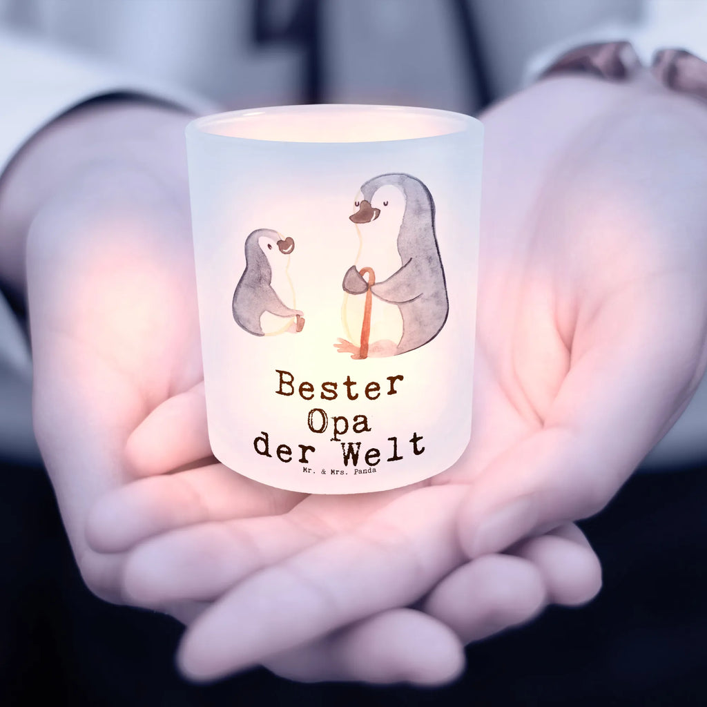 Lantern penguin Best grandpa in the world glass tealight, tealight holder, Wind light, for, thank you, gift, giving, birthday, birthday present, gift idea, souvenir, make you happy, gift tip, grandpa, best, trifle, grandparents, Grandfather, grandchild, grandson, granddaughter, grandpa. Grandpa, grandfather