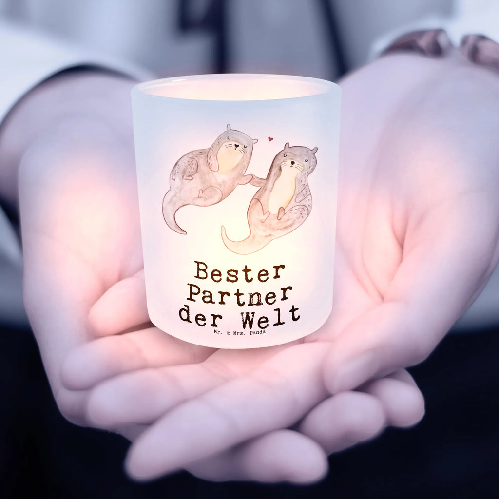 Latarenka wydra Najlepszy partner na świecie dla, Dziękuję, Prezent, Wręczyć, Urodziny, Prezent urodzinowy, Pomysł na prezent, Podziękować, Upominek, Sprawić radość, Tip na prezent