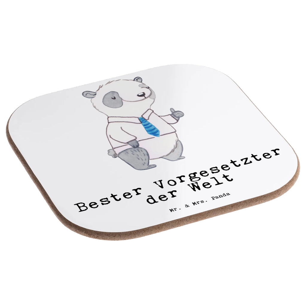Square coaster panda Best boss in the world presents, Coasters, party, gift, gifts, breakfast, glass coasters, for, thank you, giving, birthday, birthday present, gift idea, souvenir, make you happy, gift tip, Executive, Boss, Employer, Supervisor, Work, Farewell Gift, Leader, Present, Colleague, Head of Department