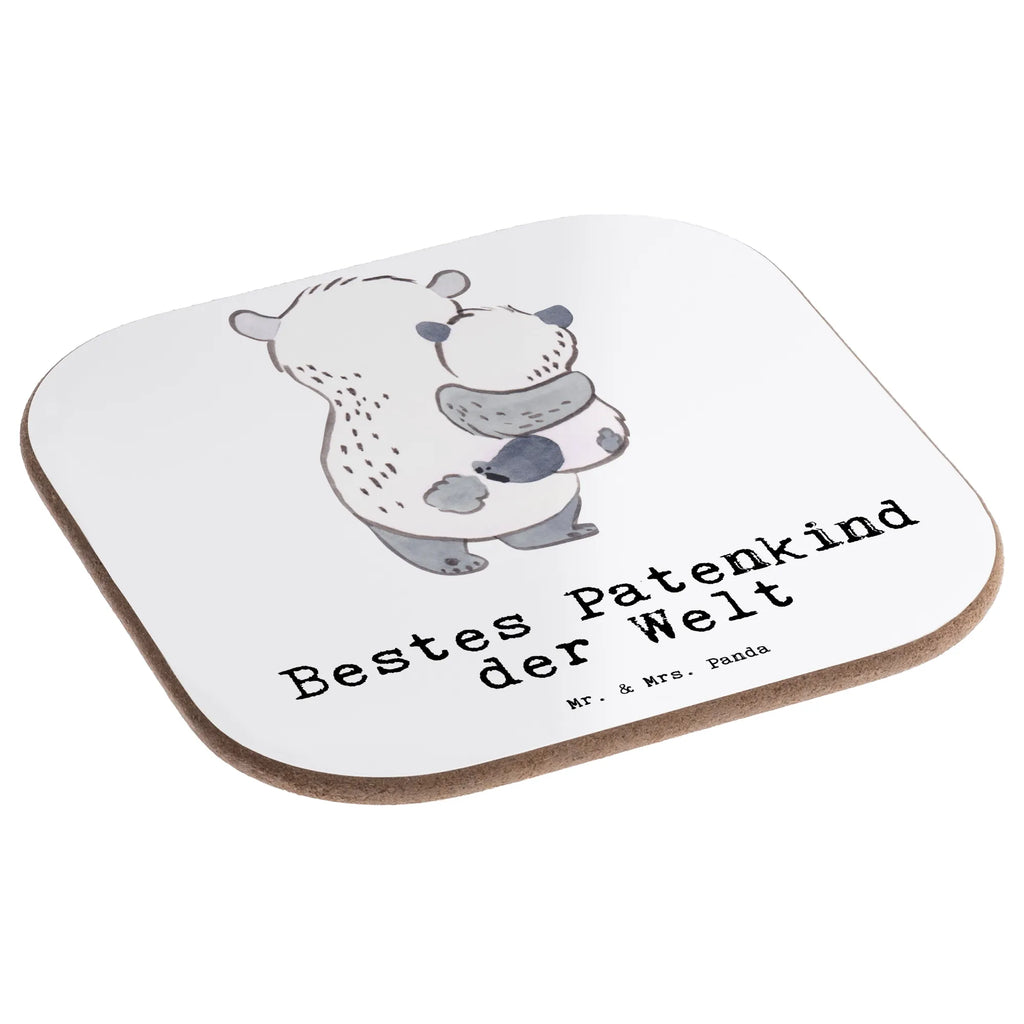 Podkładka Panda Najlepsze dziecko chrzestne na świecie dla, Dziękuję, Prezent, Wręczyć, Urodziny, Prezent urodzinowy, Pomysł na prezent, Podziękować, Upominek, Sprawić radość, Tip na prezent
