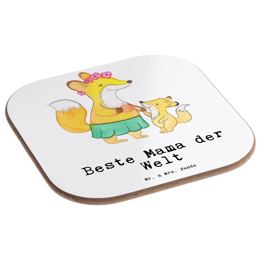 Square coaster Fox best mom in the world gift, glass coasters, presents, party, gifts, breakfast, Coasters, for, thank you, giving, birthday, birthday present, gift idea, souvenir, make you happy, gift tip, Mommy, Thank You, Ma, Son, Mother, Super Mom, Best, Best Mom, Daughter, Mutti, Mother&#39;s Day, Mama