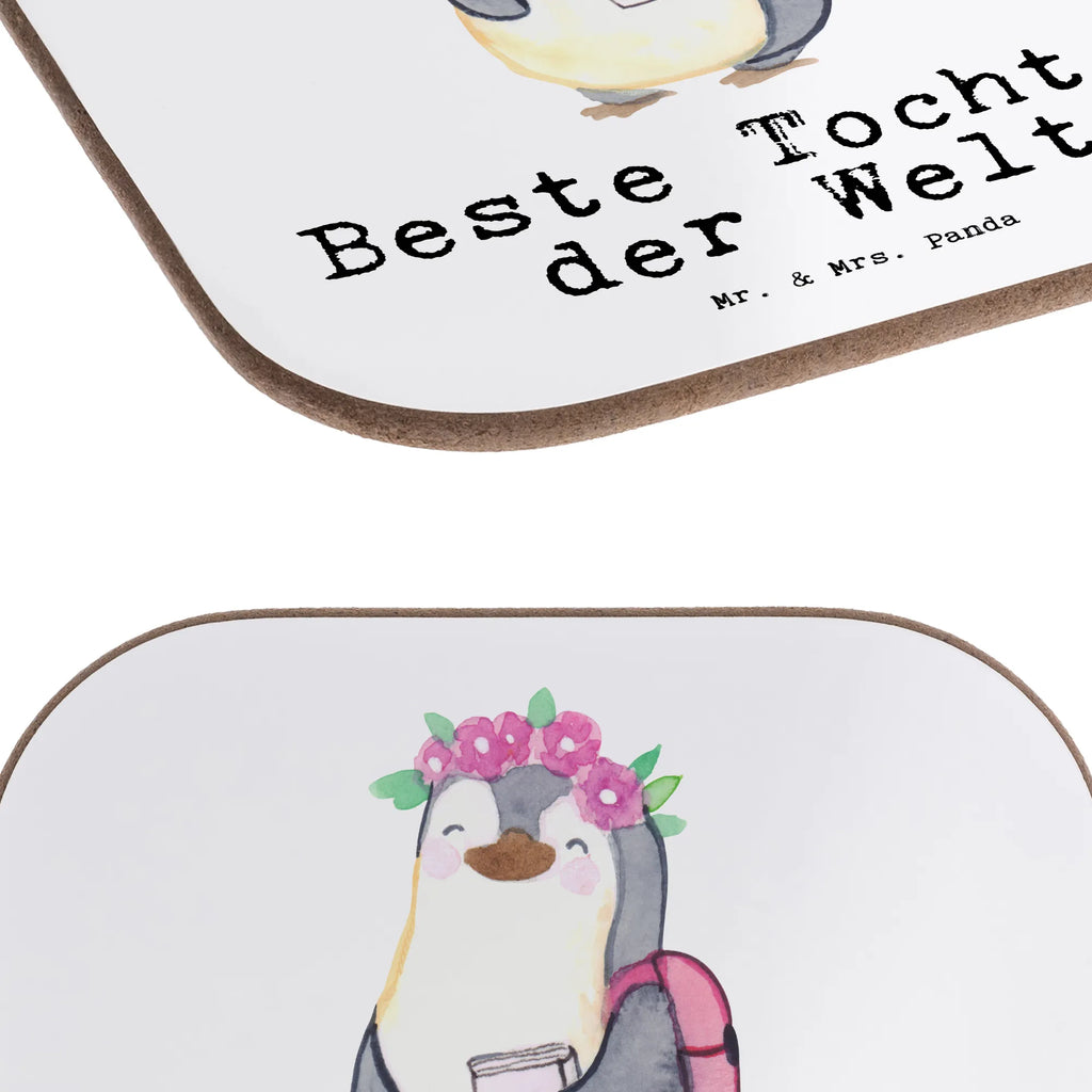 Podkładka pingwin Najlepsza córka na świecie dla, Dziękuję, Prezent, Wręczyć, Urodziny, Prezent urodzinowy, Pomysł na prezent, Podziękować, Upominek, Sprawić radość, Tip na prezent