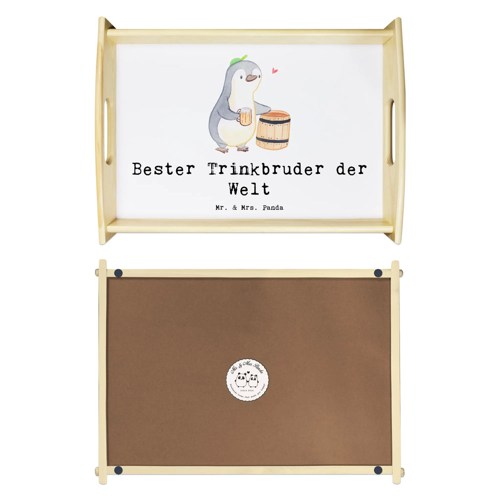 Serviertablett Pinguin Bester Trinkbruder der Welt Tablett, Frühstückstablett, Dekotablett, Küchentablett, Holztablett, Serviertablett, für, Dankeschön, Geschenk, Schenken, Geburtstag, Geburtstagsgeschenk, Geschenkidee, Danke, Bedanken, Mitbringsel, Freude machen, Geschenktipp, Kumpel, Trinken, Saufkumpane, Trinkbruder, Party, Kleinigkeit, Kumpane, Trinkkumpel