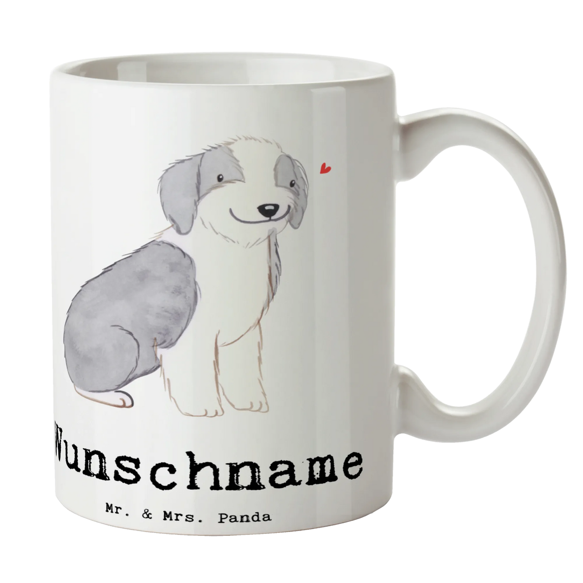 Personalised cup Bearded Collie Lifesaver Dog, dog breed, purebred dog, dog owner, gift, animal lover, giving, puppy