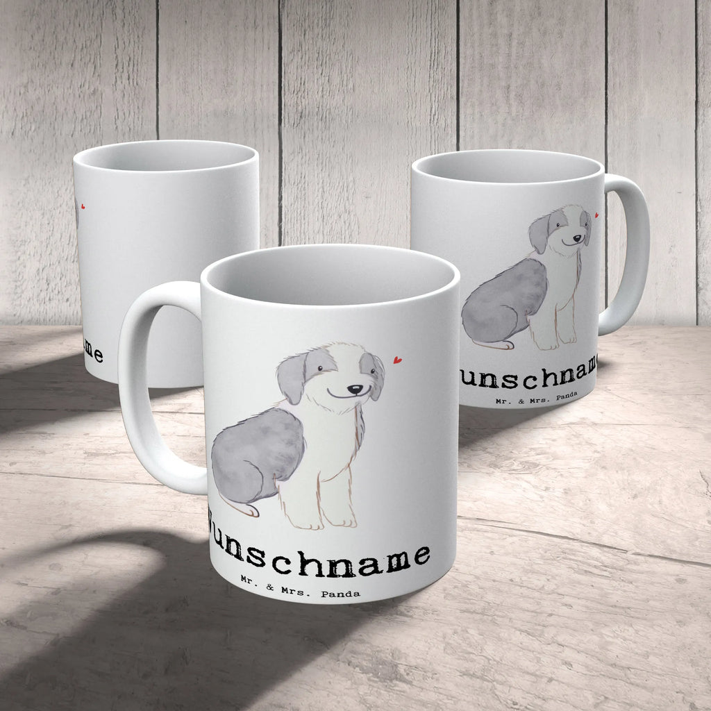 Personalisierte Tasse Bearded Collie Lebensretter Tasse, Drucken, Namenstasse, Personalisierte Tasse, Personalisiert, Wunschname, Namen, Tasse mit Namen, Geschenk, Schenken, Hund, Hunderasse, Rassehund, Hundebesitzer, Tierfreund, Welpe, Britischer Hütehund, Bearded Collie