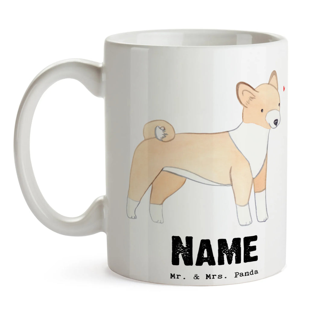 Personalisierte Tasse Basenji Lebensretter Personalisiert, Wunschname, Personalisierte Tasse, Namen, Tasse, Tasse mit Namen, Namenstasse, Drucken, Hund, Hunderasse, Rassehund, Hundebesitzer, Geschenk, Tierfreund, Schenken, Welpe, Kongo-Terrier, Basenji