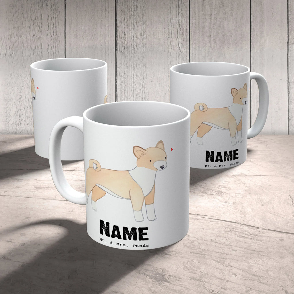 Personalisierte Tasse Basenji Lebensretter Personalisiert, Wunschname, Personalisierte Tasse, Namen, Tasse, Tasse mit Namen, Namenstasse, Drucken, Hund, Hunderasse, Rassehund, Hundebesitzer, Geschenk, Tierfreund, Schenken, Welpe, Kongo-Terrier, Basenji
