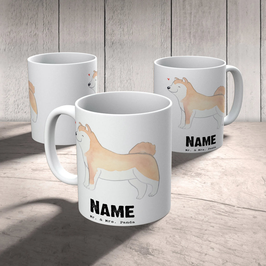 Personalisierte Tasse Akita Inu Lebensretter Personalisiert, Personalisierte Tasse, Drucken, Namenstasse, Tasse mit Namen, Wunschname, Namen, Tasse, Hund, Hunderasse, Rassehund, Hundebesitzer, Geschenk, Tierfreund, Schenken, Welpe
