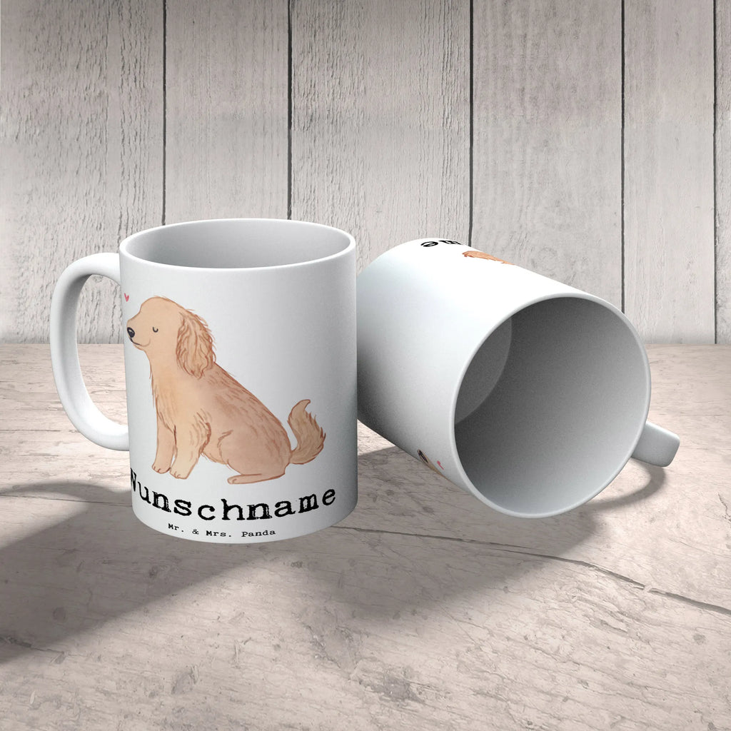 Personalisierte Tasse Cocker Spaniel Lebensretter Namenstasse, Drucken, Namen, Personalisiert, Tasse, Wunschname, Tasse mit Namen, Personalisierte Tasse, Geschenk, Schenken, Hund, Hunderasse, Rassehund, Hundebesitzer, Tierfreund, Welpe, Englische Cockerspaniel, Cocker Spaniel