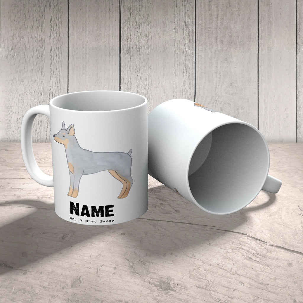 Personalisierte Tasse Dobermann Pinscher Lebensretter Personalisierte Tasse, Namenstasse, Tasse, Tasse mit Namen, Drucken, Wunschname, Namen, Personalisiert, Hund, Hunderasse, Rassehund, Hundebesitzer, Geschenk, Tierfreund, Schenken, Welpe, Dobermann Pinscher