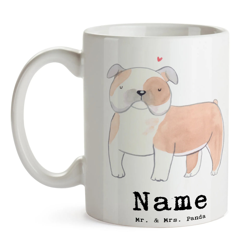 Personalisierte Tasse Englische Bulldogge Lebensretter Personalisiert, Namen, Wunschname, Tasse mit Namen, Tasse, Namenstasse, Drucken, Personalisierte Tasse, Hund, Hunderasse, Rassehund, Hundebesitzer, Geschenk, Tierfreund, Schenken, Welpe, Englische Bulldogge